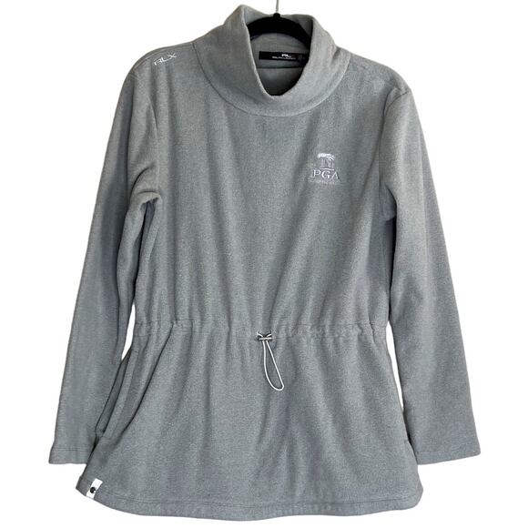 RLX Ralph Lauren PGA Tunic Sweater Women Medium Athletic Fall Golf Country Club - Picture 1 of 16